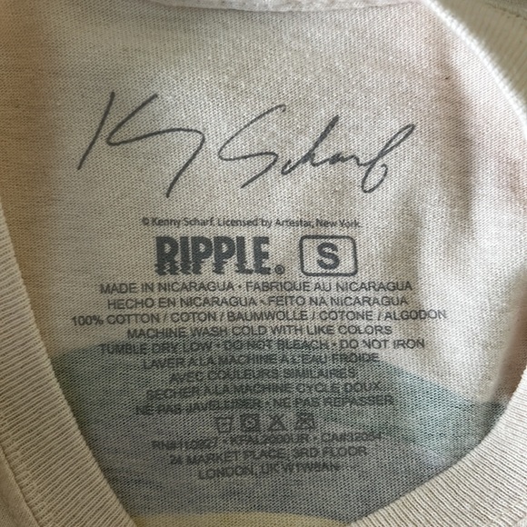 Urban Outfitters Kenny Scharf Spirals Long Sleeve Tee Size small - Picture 7 of 7